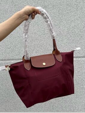 Elegant Burgundy Tote Bag